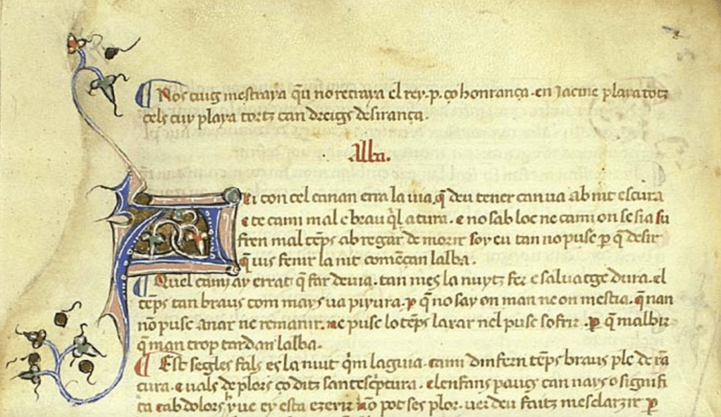 Cerveri de Girona, Axi con cel c’anan erra la&nbsp;via